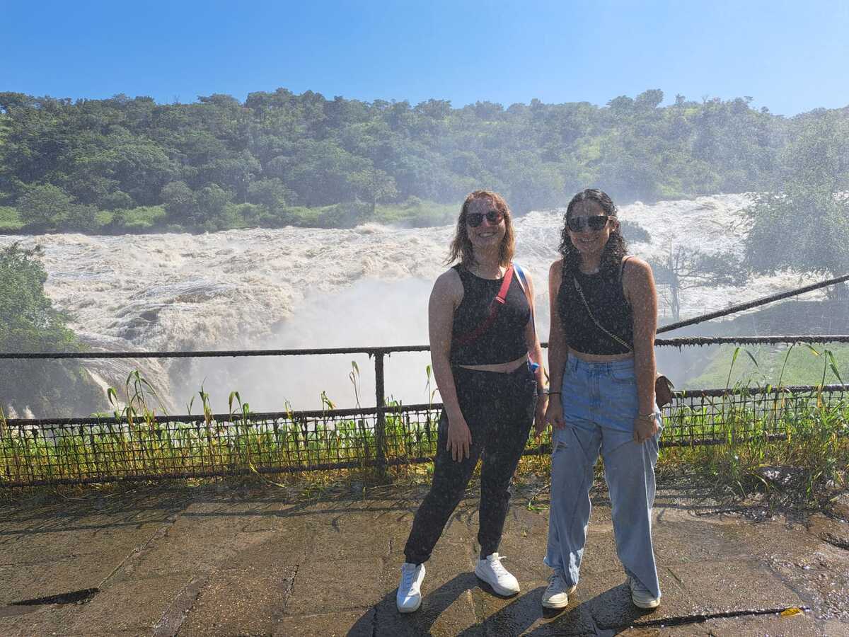 View from the top of Murchison falls